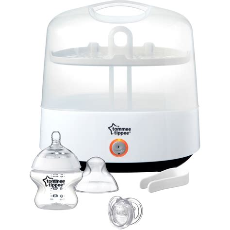 how to use tommee tippee electric steriliser box|tommee tippee electric steam sterilizer.